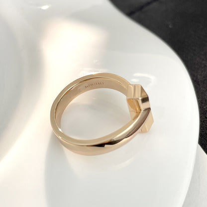 [Corinne]T WIDE DIAMOND RING