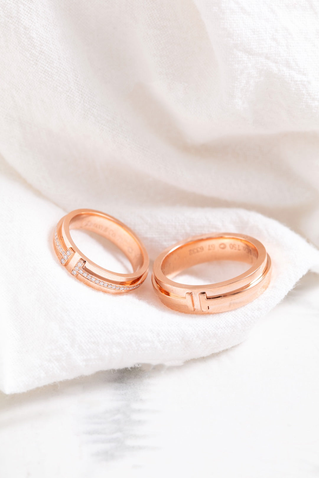 [Corinne]T PINK GOLD RING