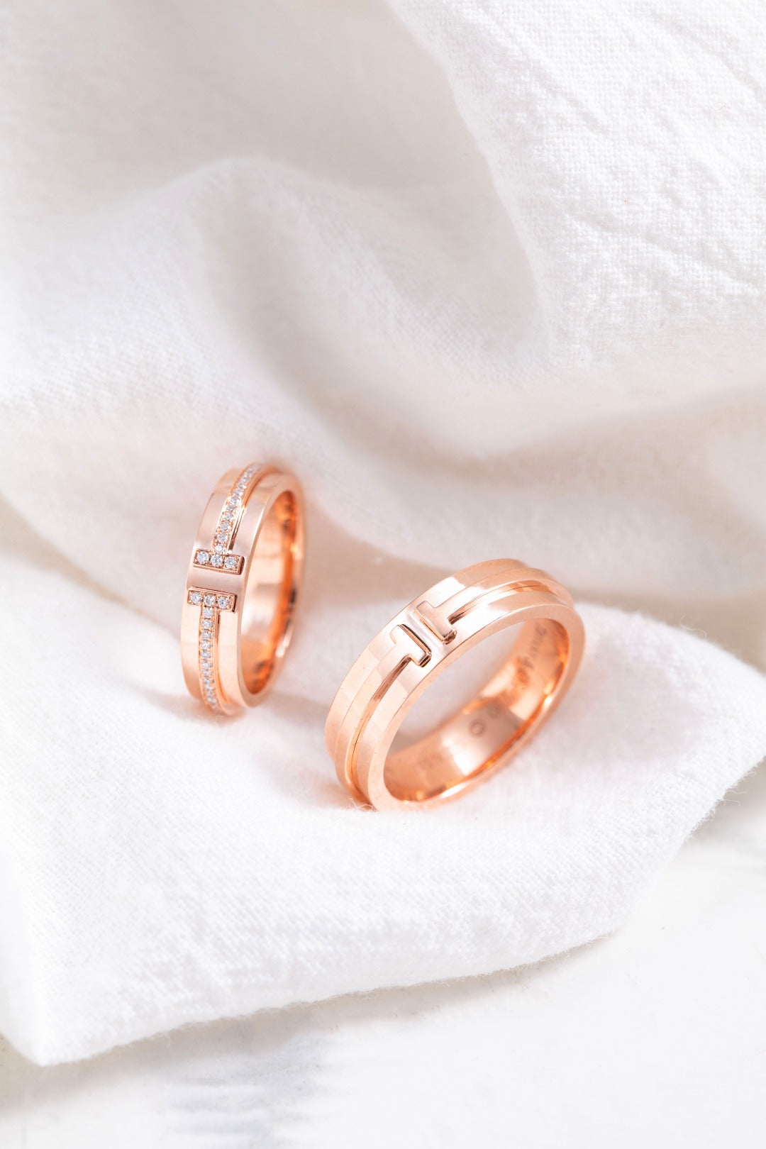 [Corinne]T PINK GOLD RING