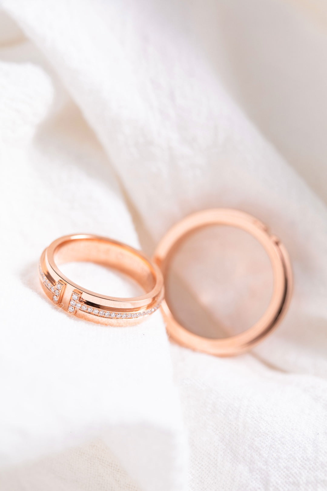 [Corinne]T PINK GOLD RING