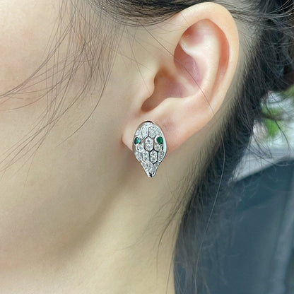 [⭐Corinne]SERPENT DIAMOND STUD EARRINGS