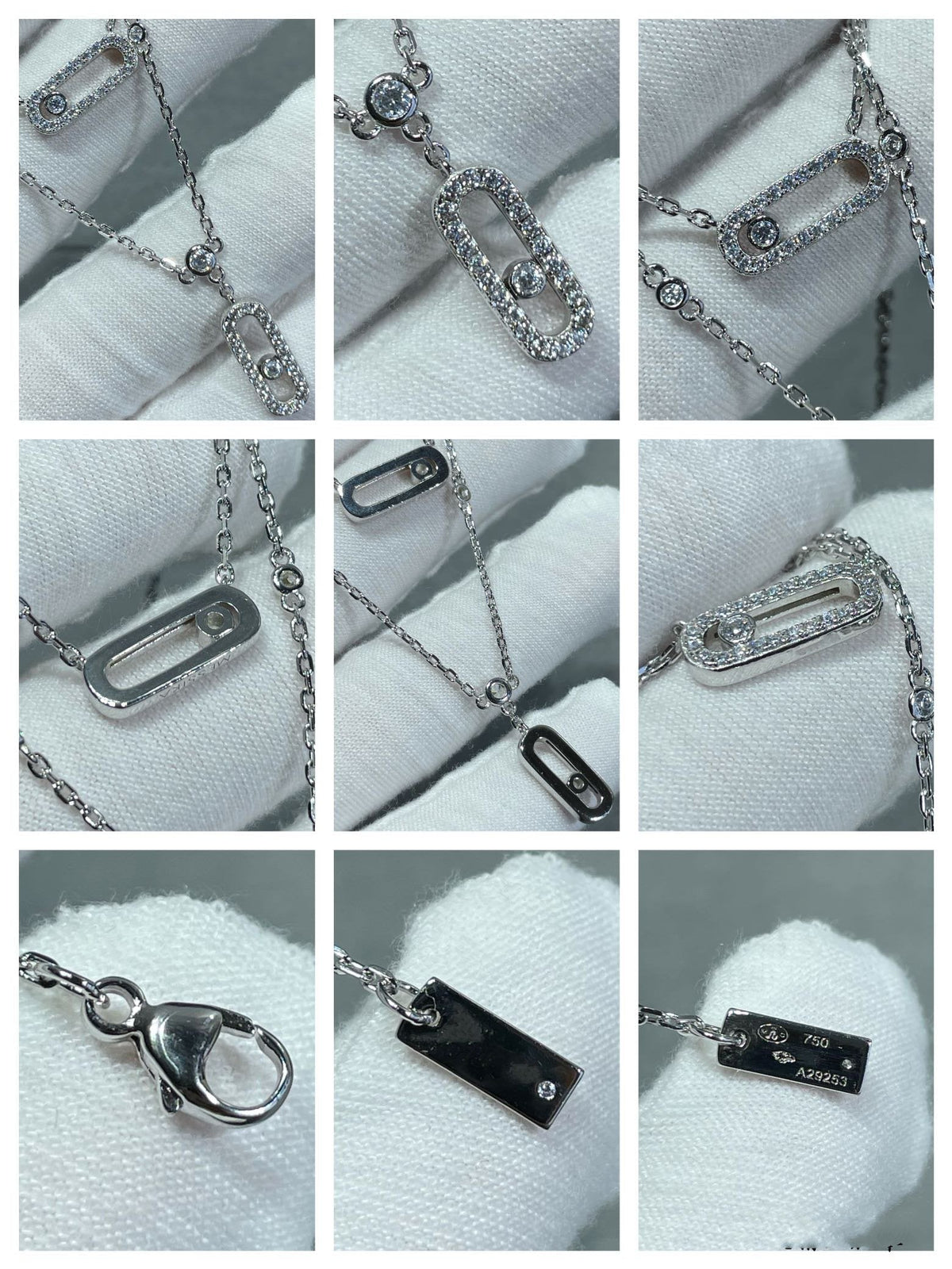 [⭐Corinne]MOVE 2 ROW DIAMOND NECKLACE