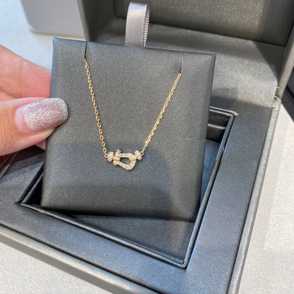 [⭐Corinne]FORCE 10 DIAMOND PINK GOLD NECKLACE MINI MODEL