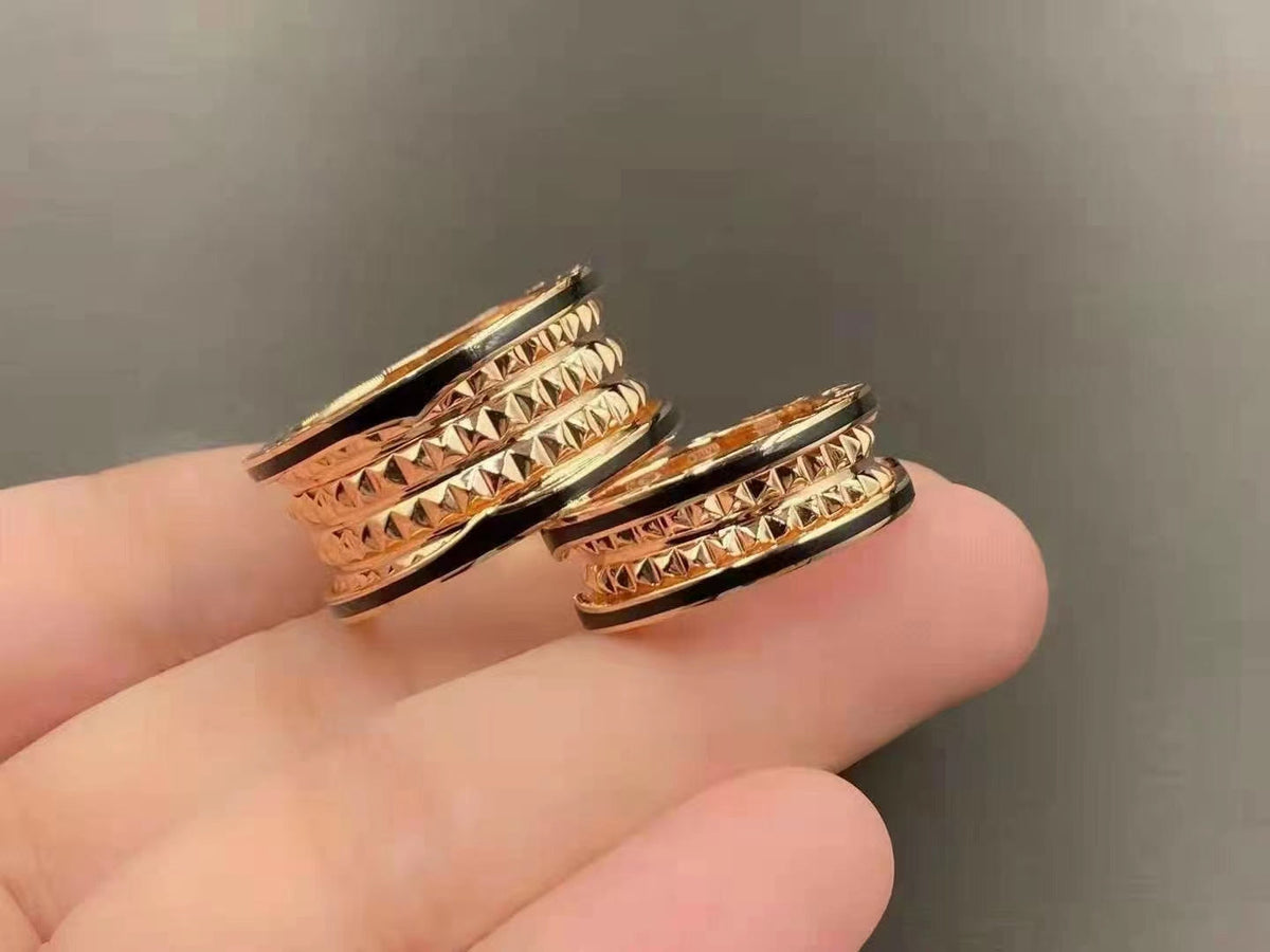 [⭐Corinne]ZERO 1 ROCK BLACK CERAMIC PINK GOLD LARGE MODEL