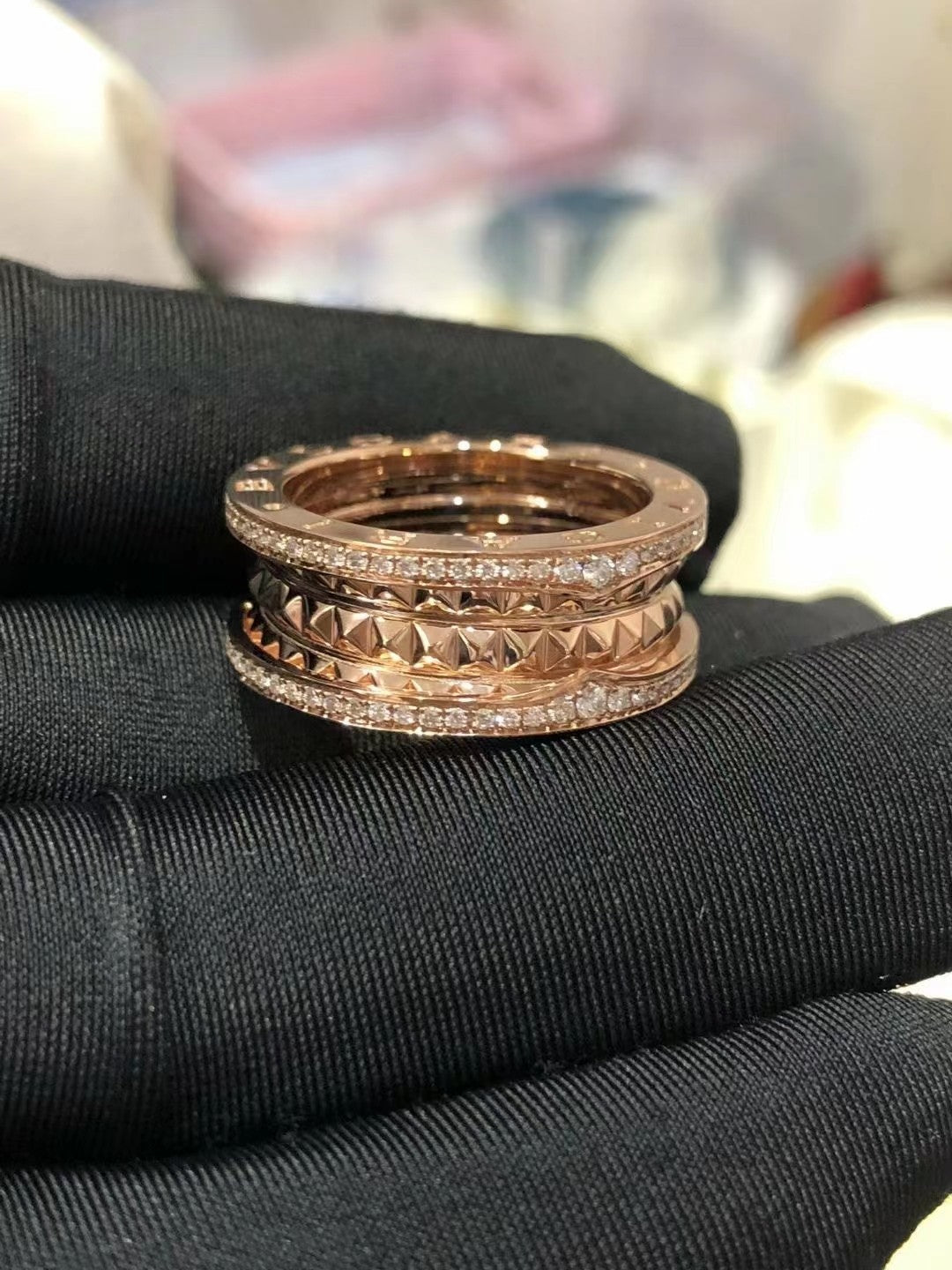[⭐Corinne]ZERO 1 ROCK DIAMOND PINK GOLD