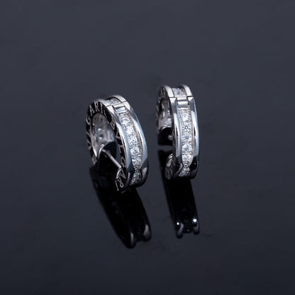 [⭐Corinne]ZERO 1 MINI SILVER DIAMOND EARRINGS