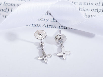 [⭐Corinne]VIDYLLE SILVER DIAMOND MINI DROP EARRINGS