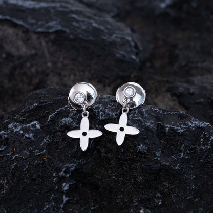 [⭐Corinne]VIDYLLE SILVER DIAMOND MINI DROP EARRINGS