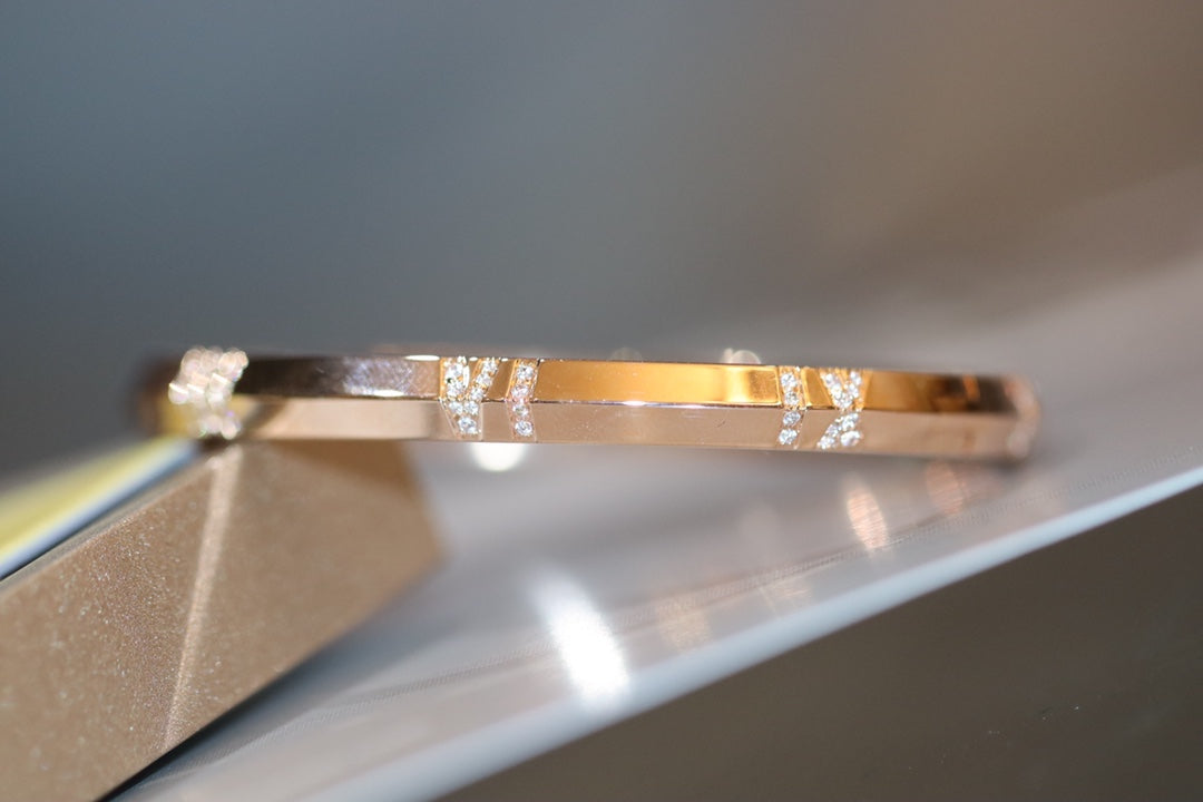 [Corinne]ATLAS X PINK GOLD BRACELET