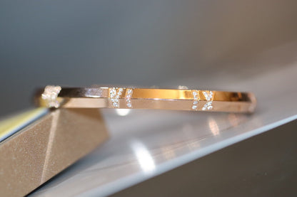 [Corinne]ATLAS X PINK GOLD BRACELET