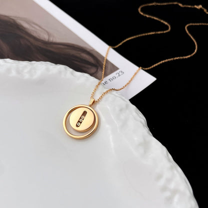 [⭐Corinne]Demo MOVE MOP PINK GOLD NECKLACE