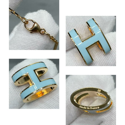 [⭐Corinne]POP H SKY BLUE NECKLACE