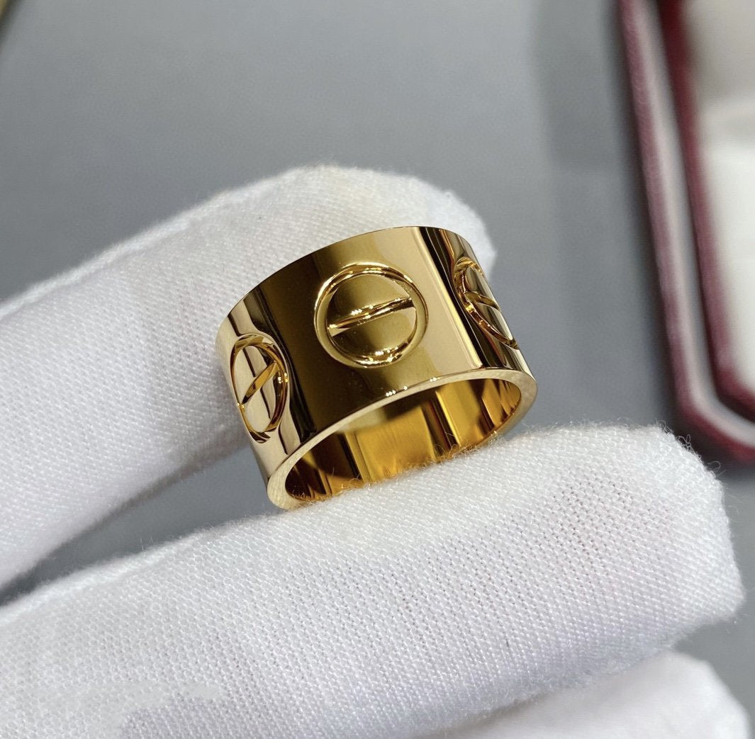 [⭐Corinne]LOVE 11MM LARGE RING