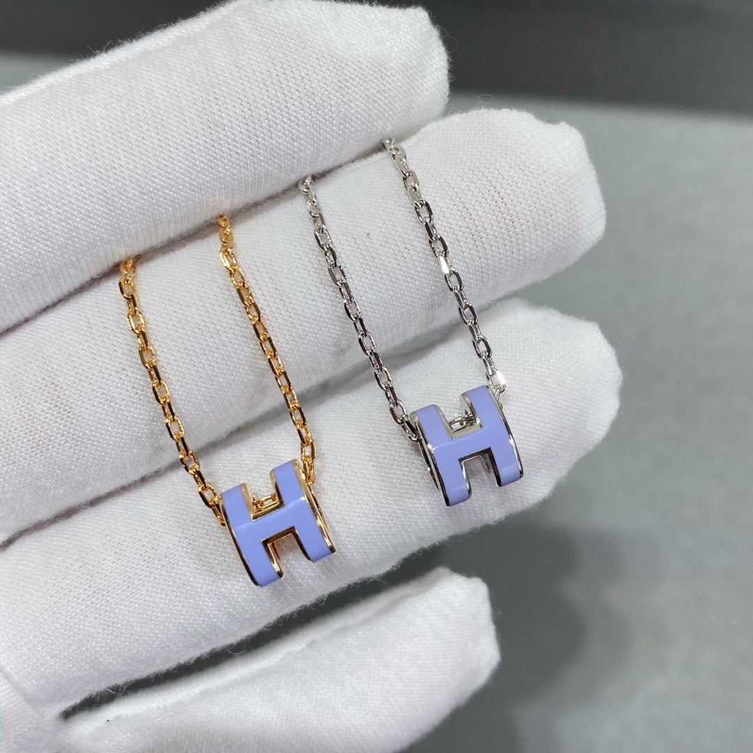 [⭐Corinne]MINI POP H NECKLACE