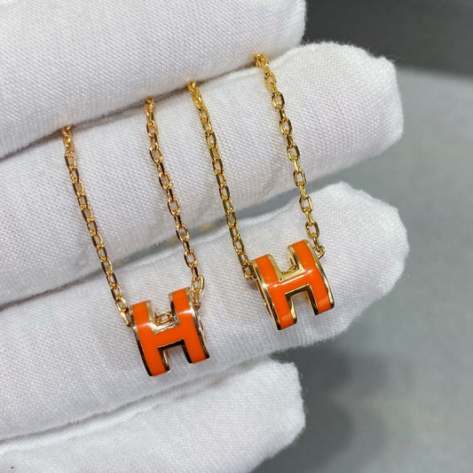 [⭐Corinne]MINI POP H NECKLACE