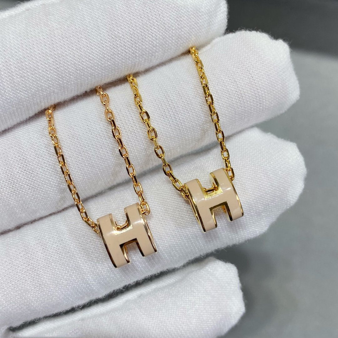 [⭐Corinne]MINI POP H NECKLACE