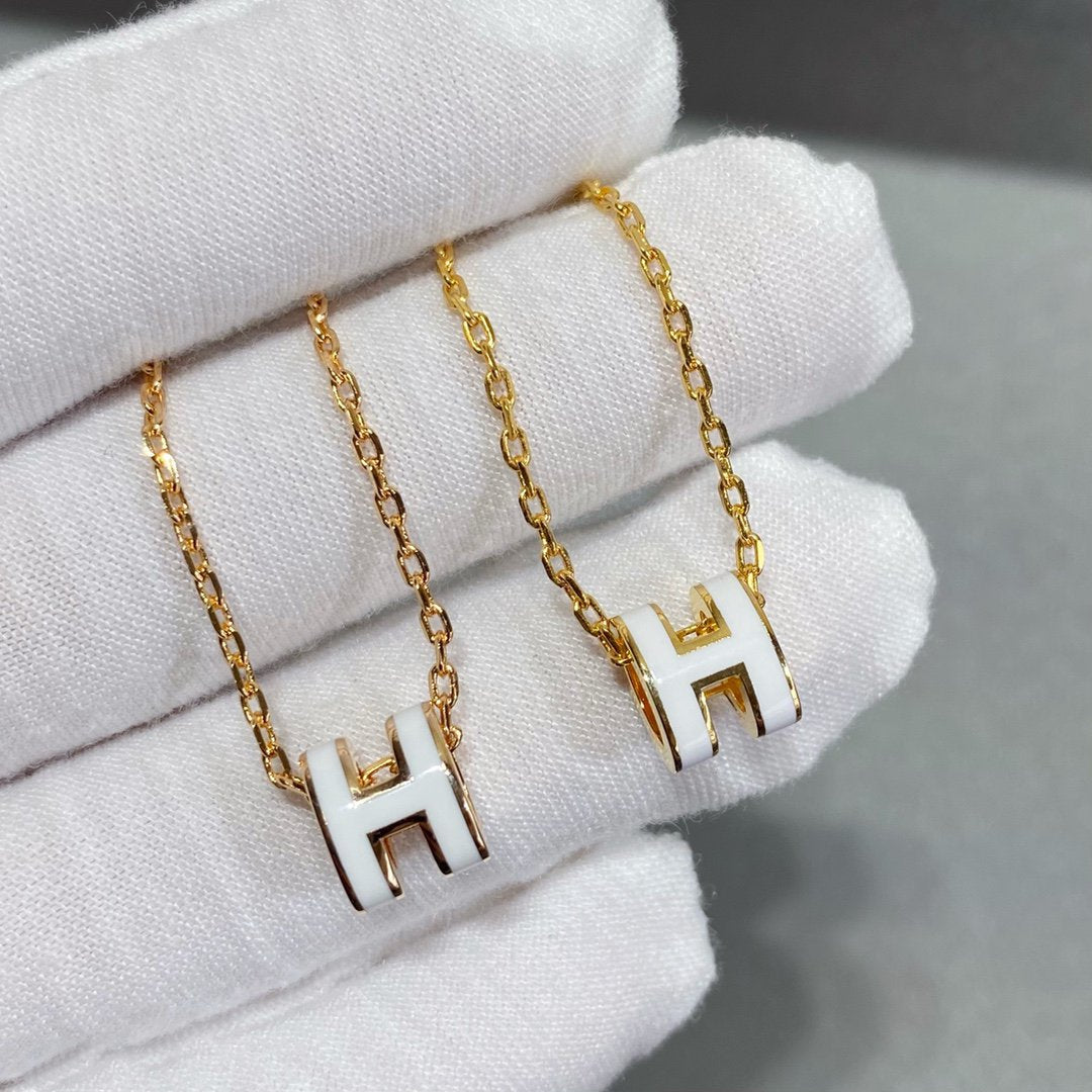 [⭐Corinne]MINI POP H NECKLACE