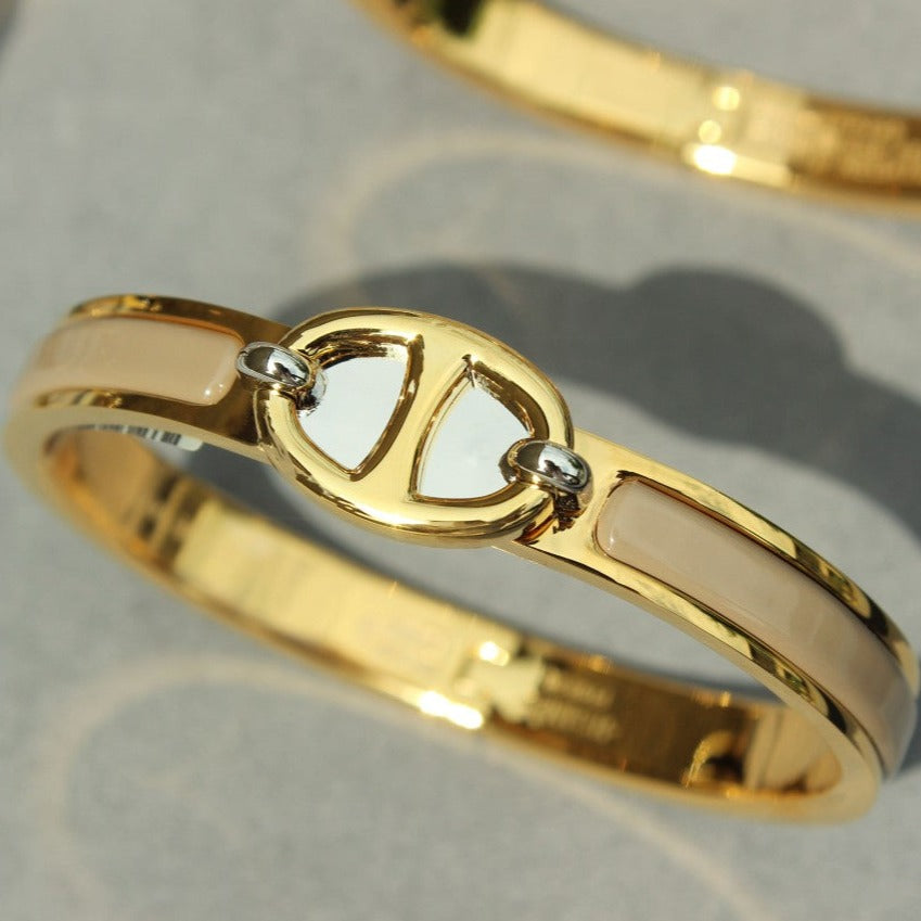 [⭐Corinne]CLIC CHAINE GOLD BRACELET