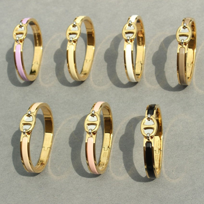 [⭐Corinne]CLIC CHAINE GOLD BRACELET
