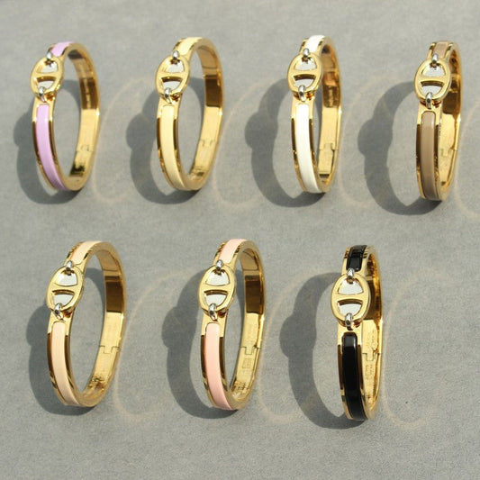 [⭐Corinne]CLIC CHAINE GOLD BRACELET