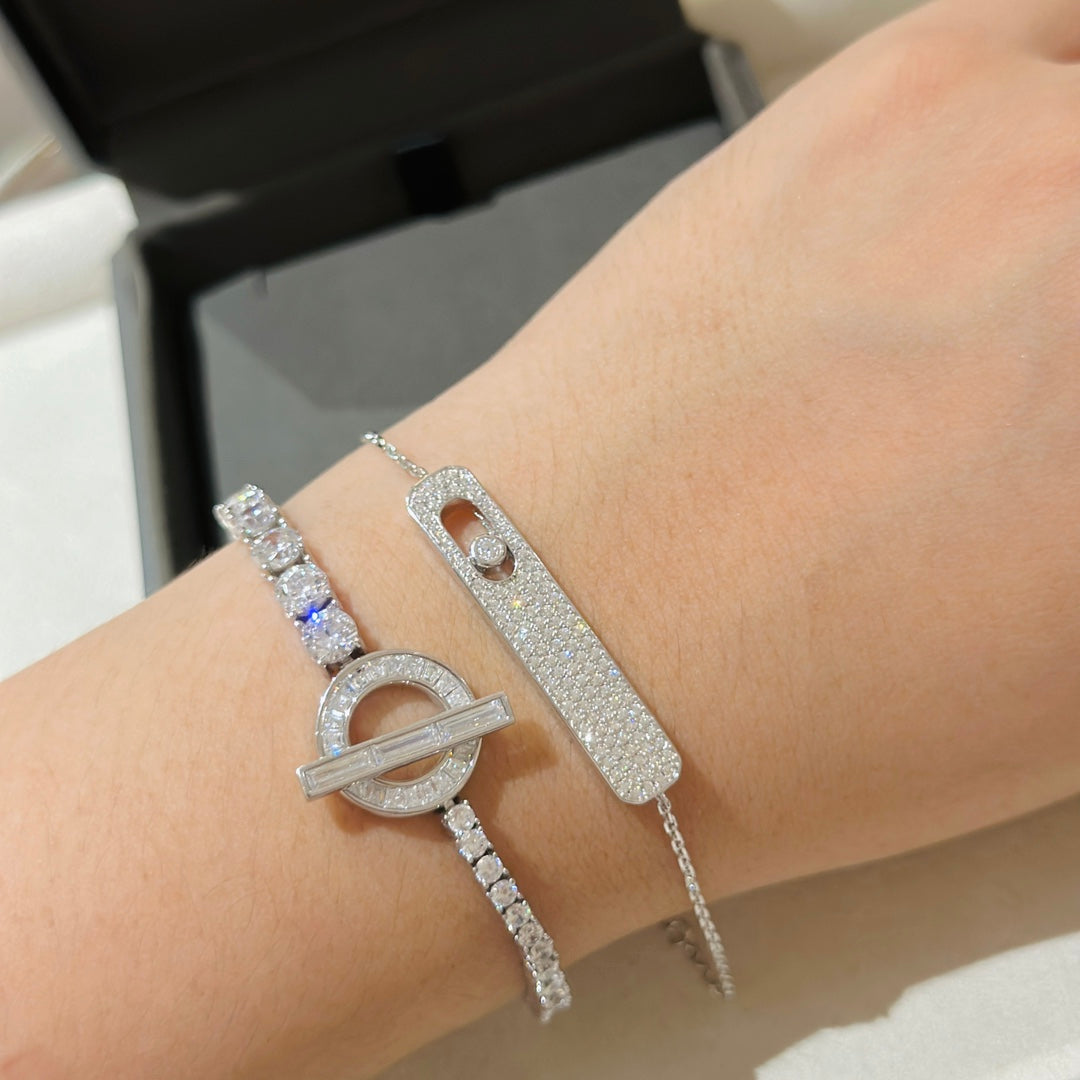[⭐Corinne]MOVE CLASSIQUE DIAMOND PAVED BRACELET