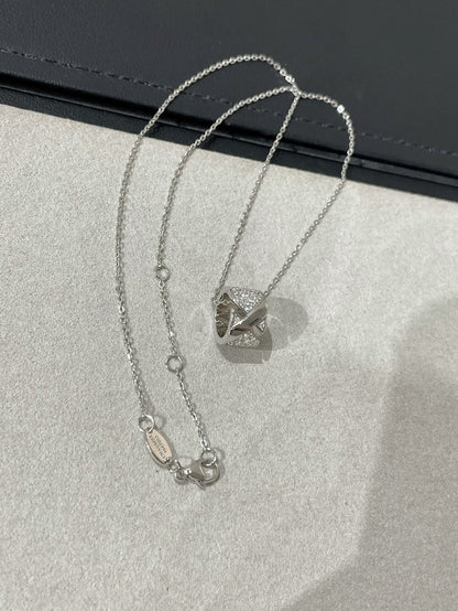 [⭐Corinne]LIENS EVIDENCE DIAMOND PAVED NECKLACE