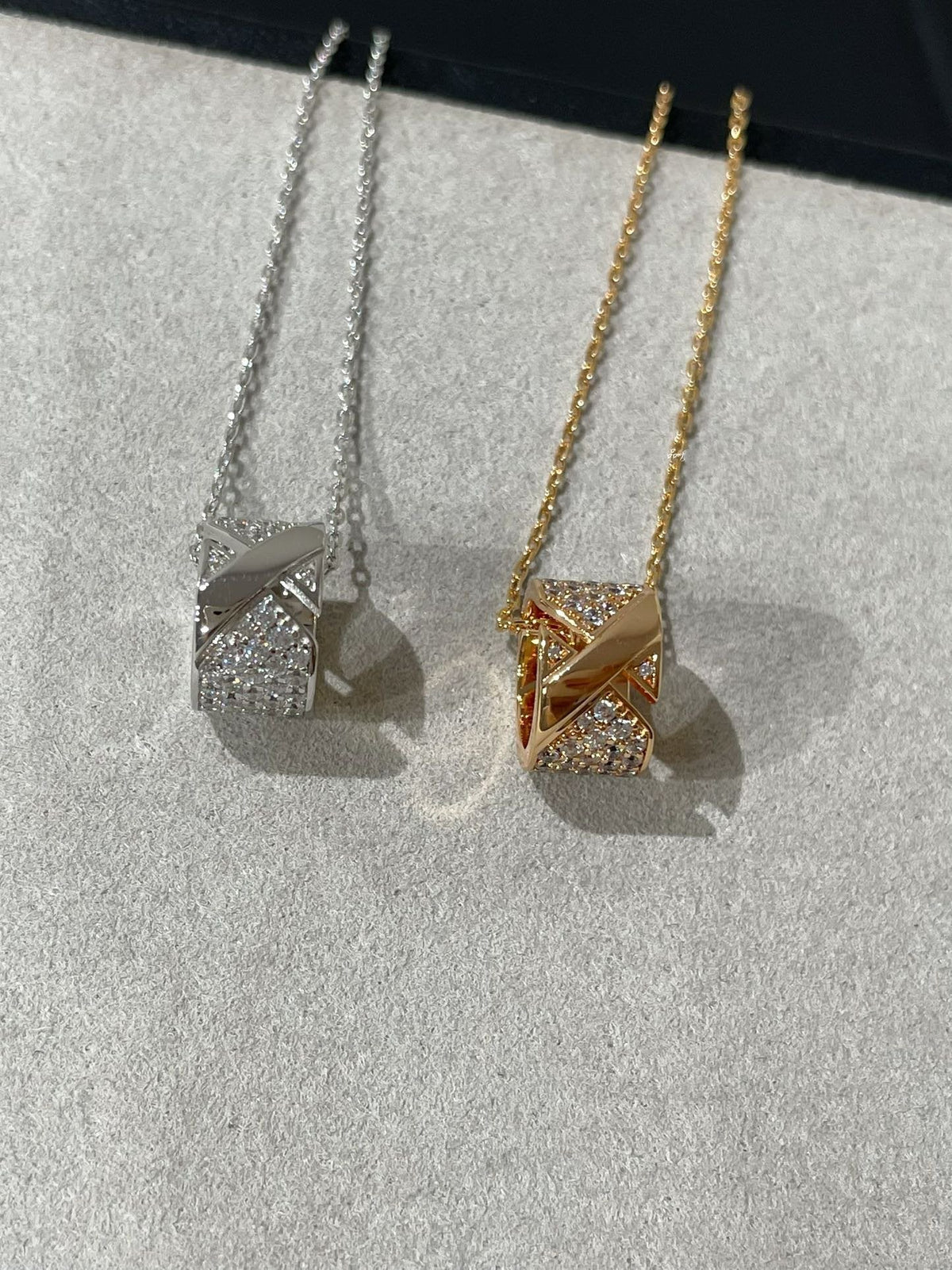[⭐Corinne]LIENS EVIDENCE DIAMOND PAVED NECKLACE