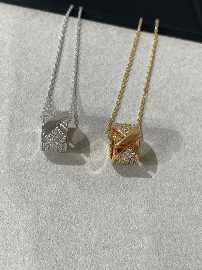[⭐Corinne]LIENS EVIDENCE DIAMOND PAVED NECKLACE