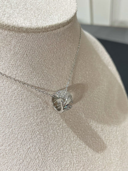 [⭐Corinne]LIENS EVIDENCE DIAMOND PAVED NECKLACE