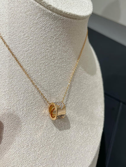 [⭐Corinne]LIENS EVIDENCE DIAMOND PAVED NECKLACE