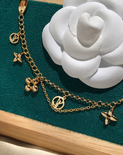 [⭐Corinne]BLOOMING PINK GOLD MOP BRACELET