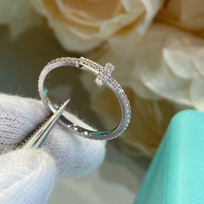 [Corinne]T SMALL RING DIAMOND SILVER