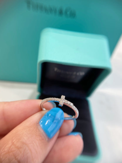 [Corinne]T SMALL RING DIAMOND SILVER