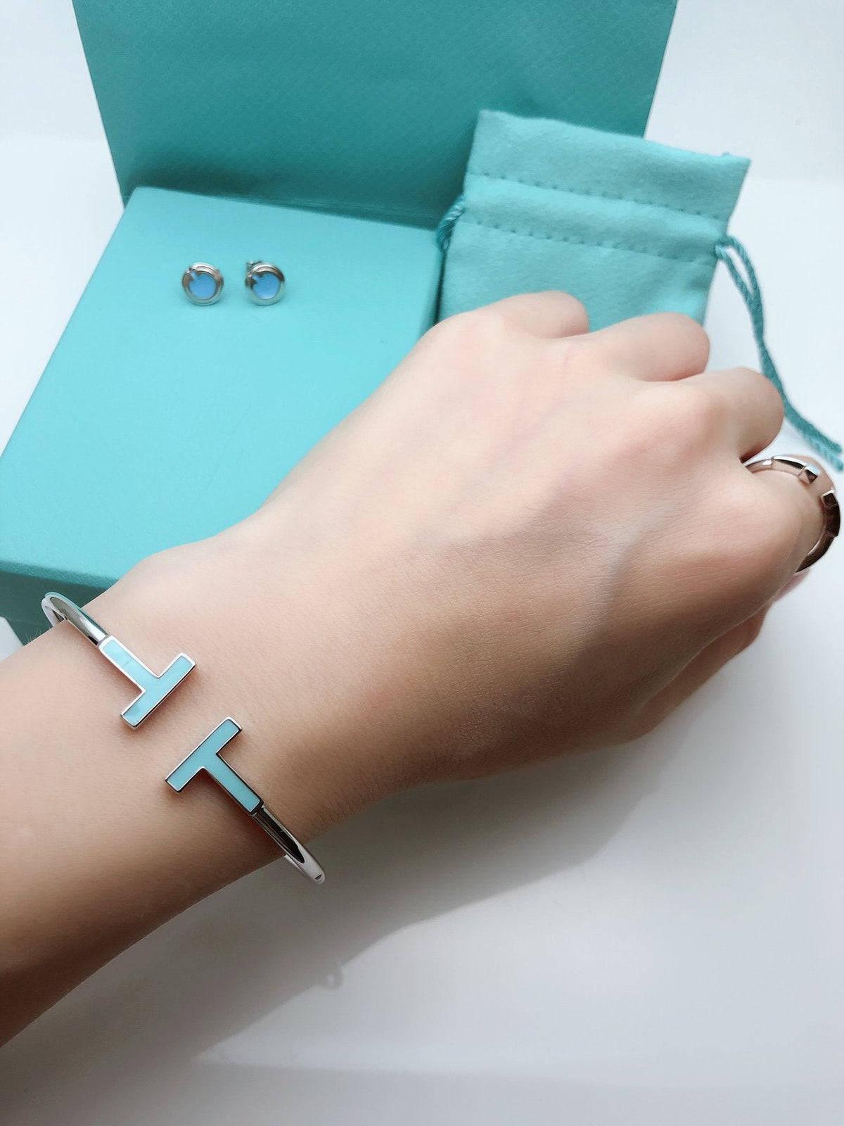[Corinne]T SMALL TURQUOISE SILVER RING