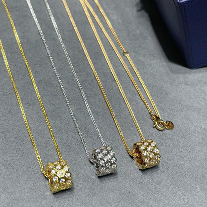 [⭐Corinne]BEE LOVE DIAMOND PAVED 3 ROW NECKLACE