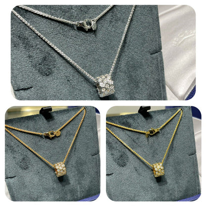 [⭐Corinne]BEE LOVE DIAMOND PAVED 3 ROW NECKLACE