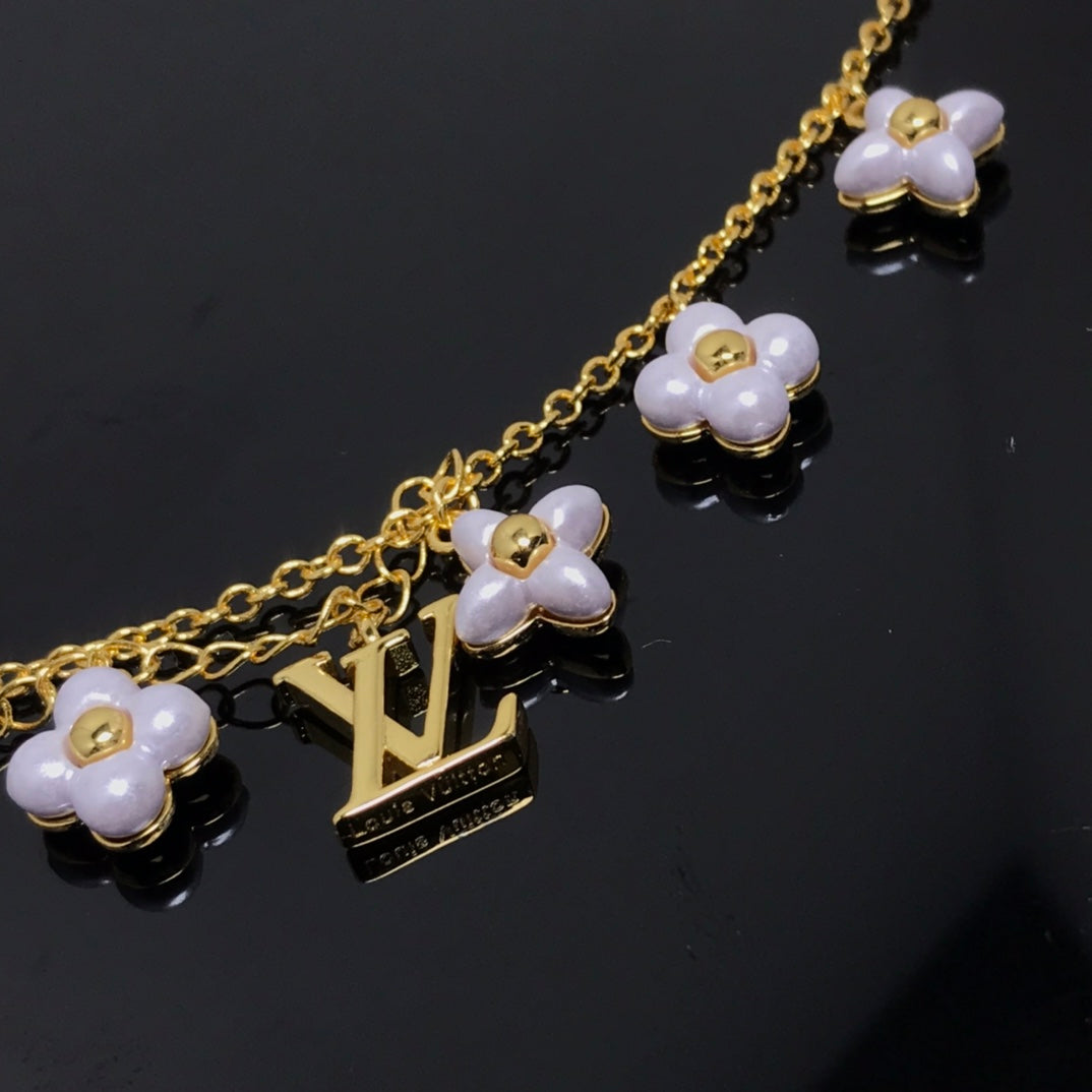 [⭐Corinne]LOGO 6 MOTIF STAR AND SUN GOLD BRACELET