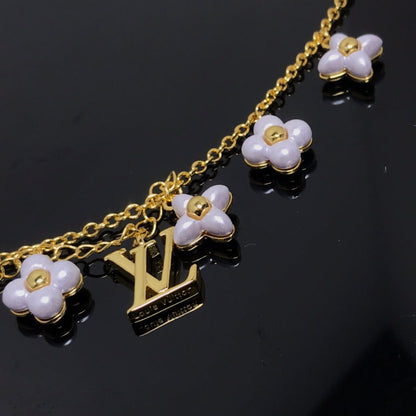 [⭐Corinne]LOGO 6 MOTIF STAR AND SUN GOLD BRACELET