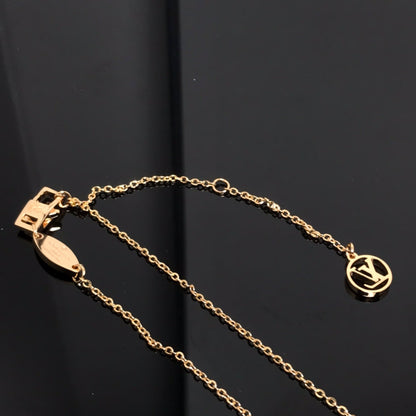 [⭐Corinne]COLOR BLOSSOM PINK MOP SUN GOLD NECKLACE