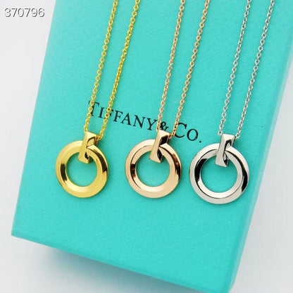 [Corinne]T1 CIRCLE MEDIUM NECKLACE