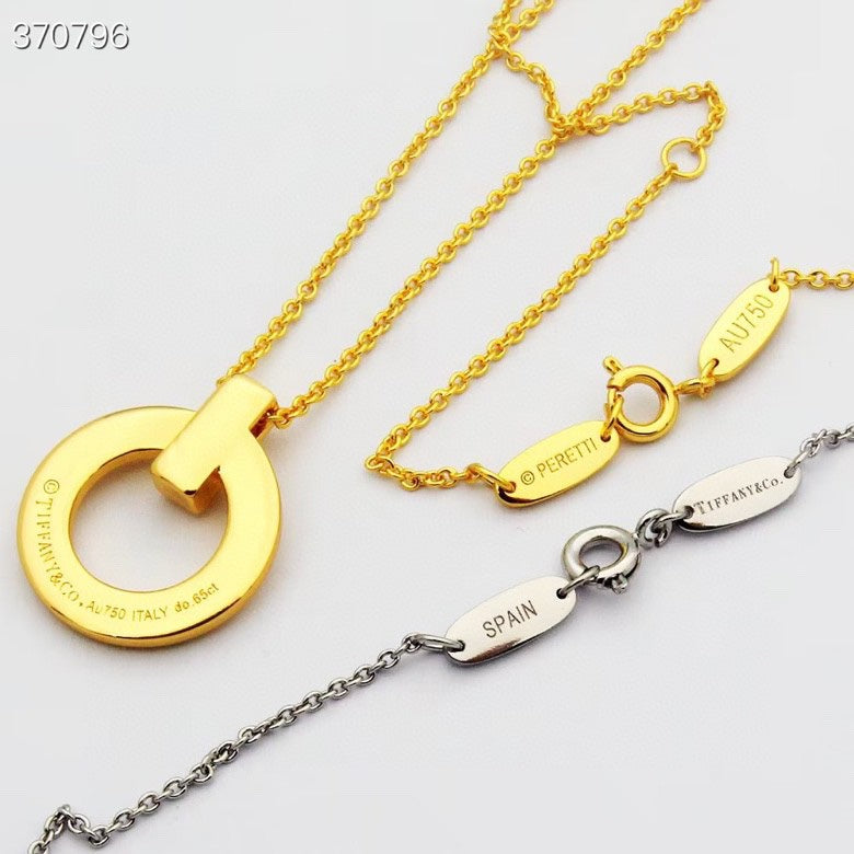 [Corinne]T1 CIRCLE MEDIUM NECKLACE