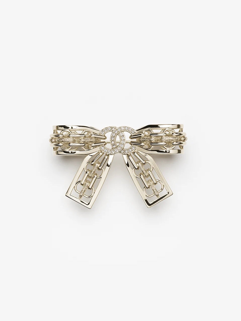 [⭐Corinne]25K Hollow Bow Brooch