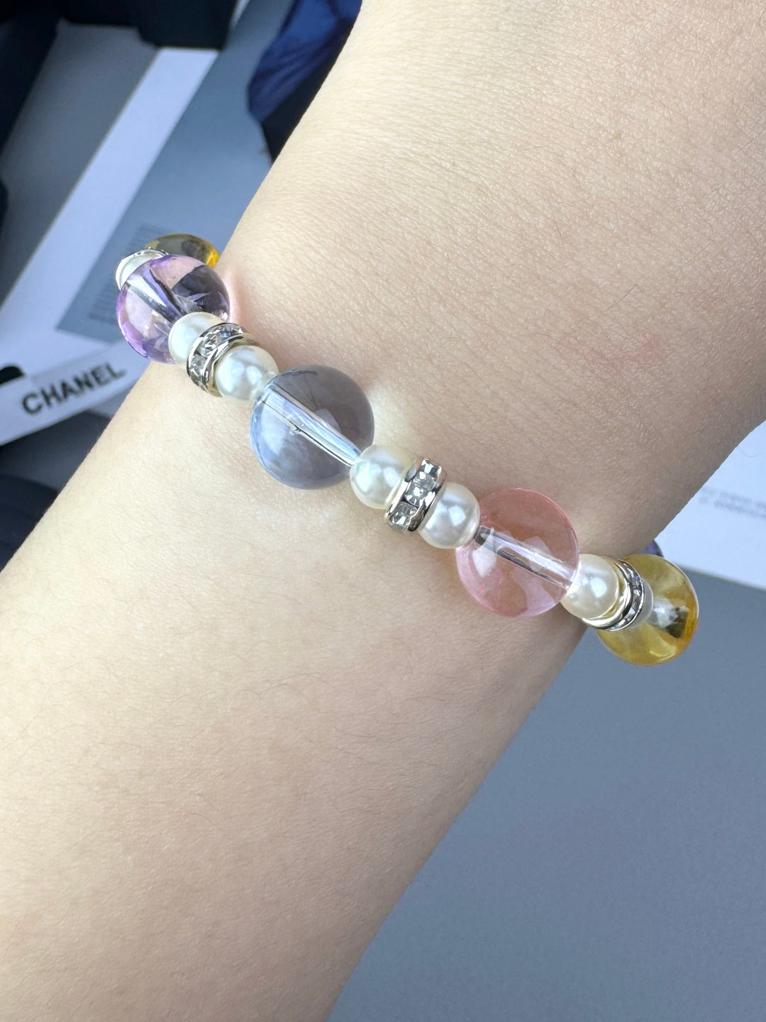 [⭐Corinne]Colorful Transparent Resin Bracelet