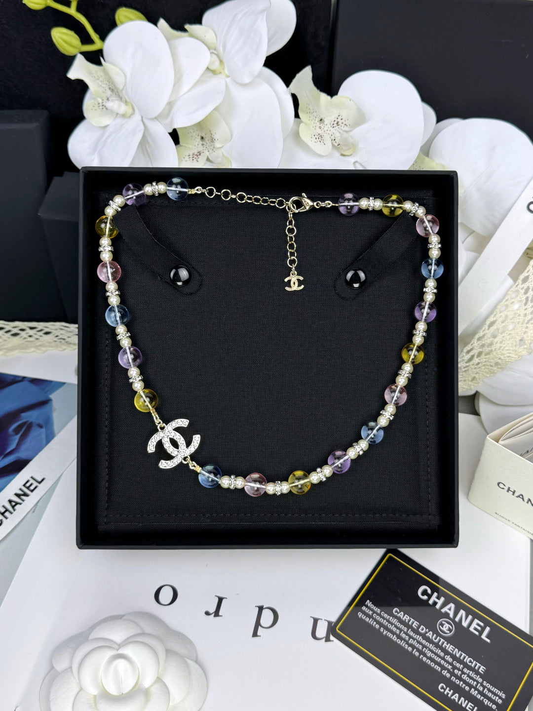 [⭐Corinne]26C New Spring Collection Colorful Transparent Resin Necklace