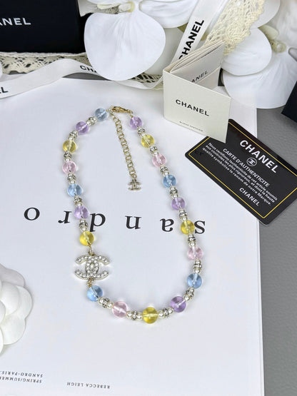 [⭐Corinne]26C New Spring Collection Colorful Transparent Resin Necklace