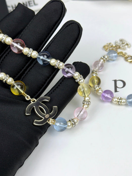 [⭐Corinne]26C New Spring Collection Colorful Transparent Resin Necklace