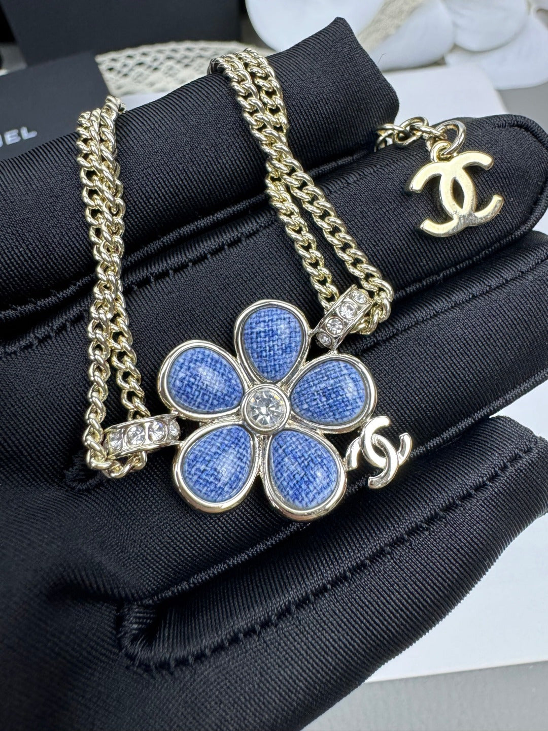 [⭐Corinne]VOLTE New Blue Floral Double-Layer Bracelet