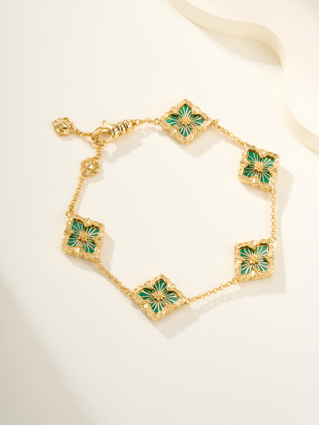 [⭐Corinne]B.C.L ENAMELED Five-Flower Bracelet（Various Colors)