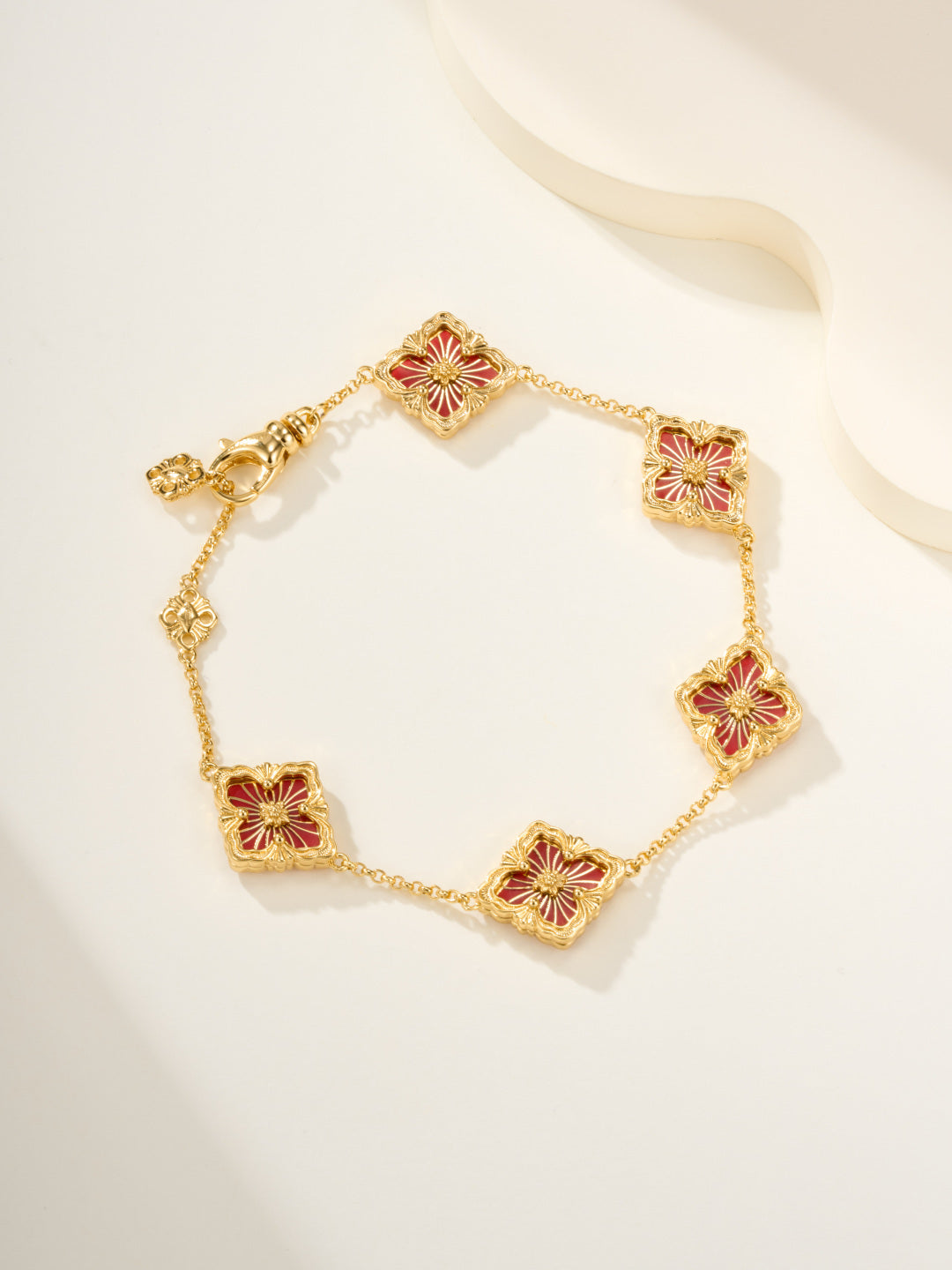 [⭐Corinne]B.C.L ENAMELED Five-Flower Bracelet（Various Colors)