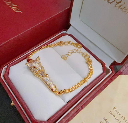 [⭐Corinne Jewelry] PANTHERE  BRACELET DIAMONDS